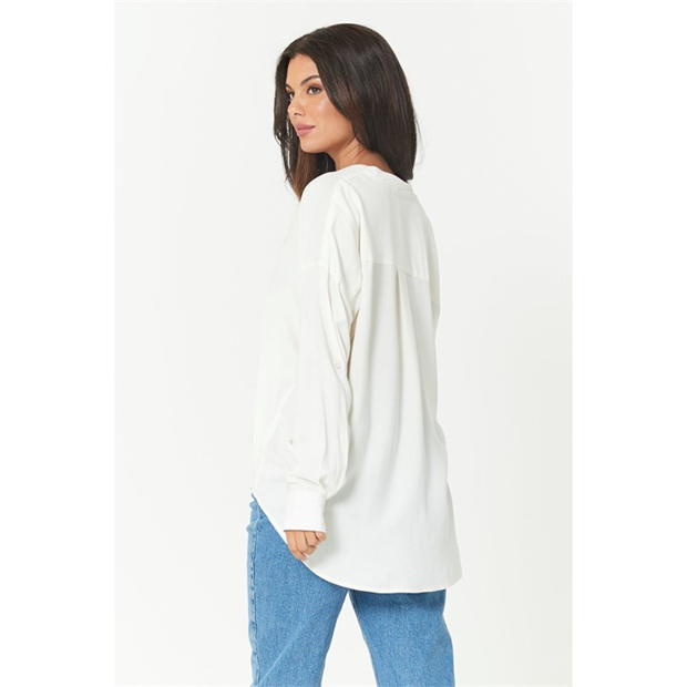 Be You Maneca Lunga V Neck Blouse