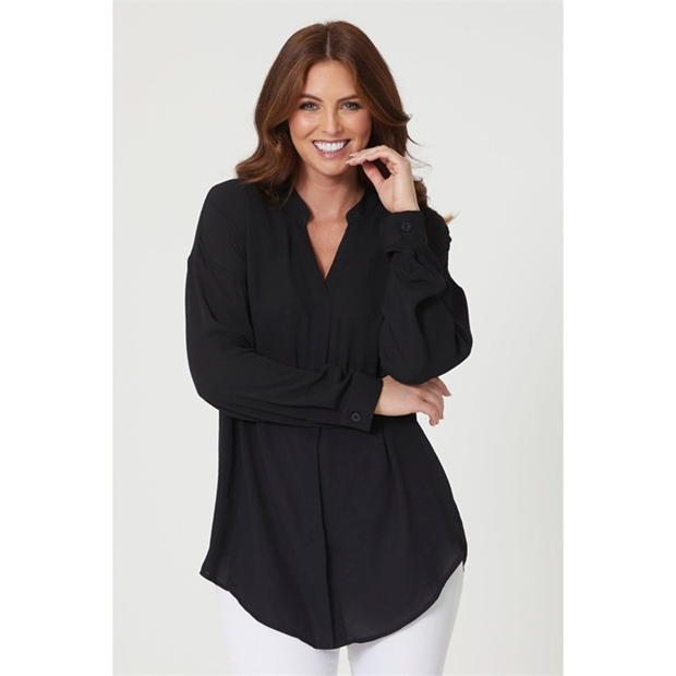 Be You Maneca Lunga V Neck Blouse