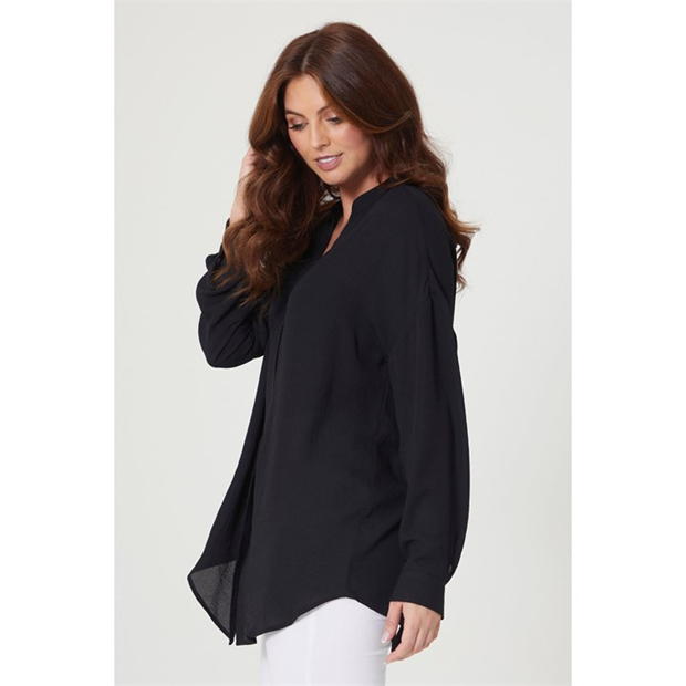 Be You Maneca Lunga V Neck Blouse