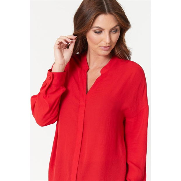 Be You Maneca Lunga V Neck Blouse