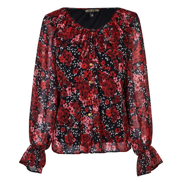 Biba Biba Ruffle Detail Blouse