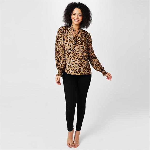 Biba Biba Tie Neck Blouse