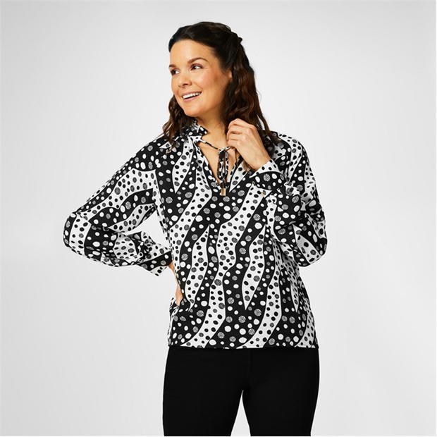 Biba Frill Neck Blouse