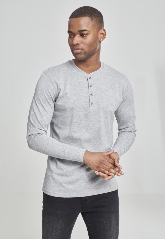 Tricou Basic Henley L/S Urban Classics