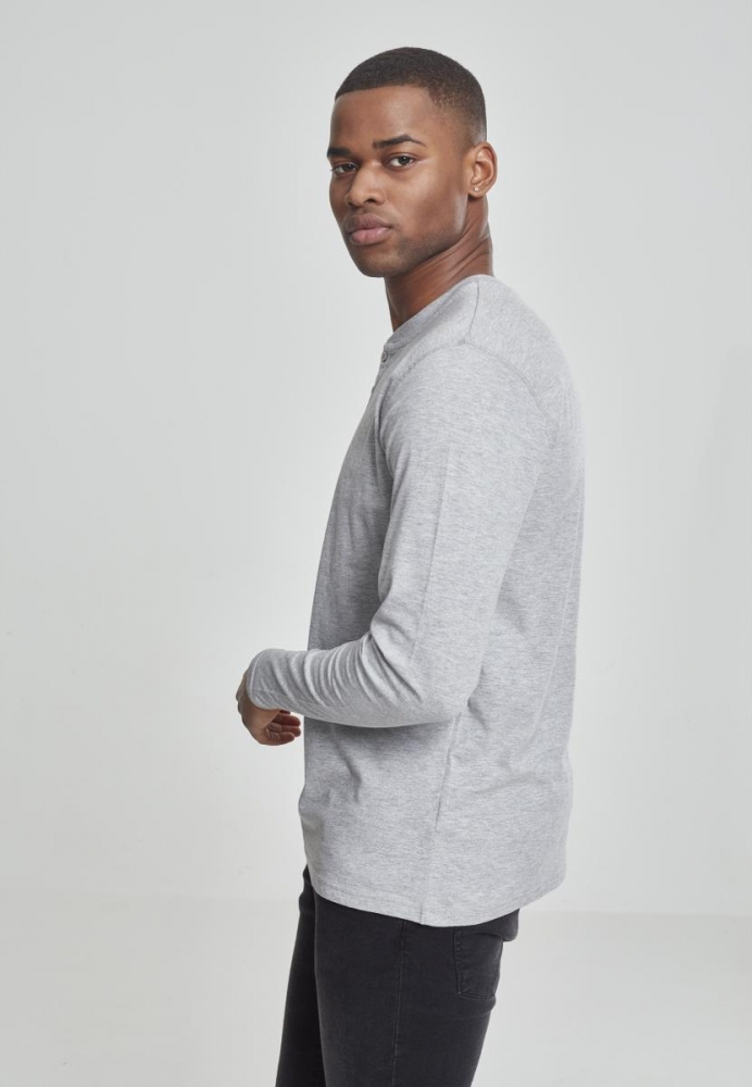 Tricou Basic Henley L/S Urban Classics