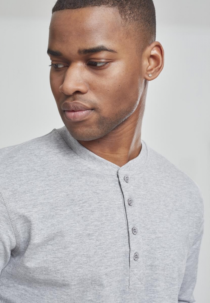 Tricou Basic Henley L/S Urban Classics