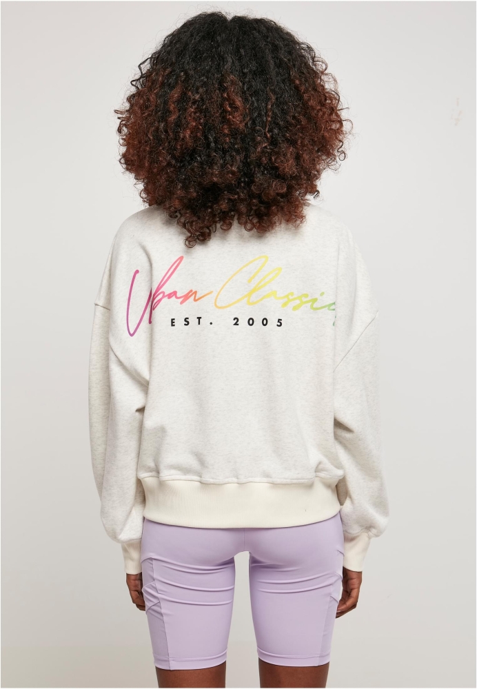 Oversized Rainbow Crewneck dama Urban Classics