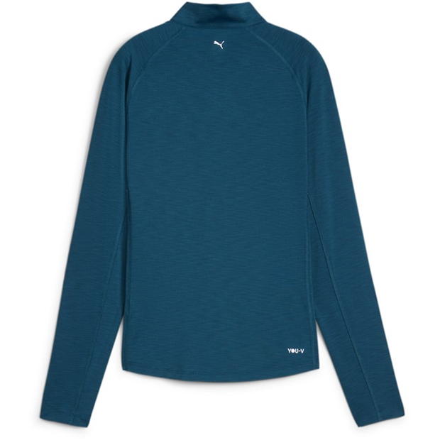 Puma W You-V Solid quarter Zip Baselayer Top dama