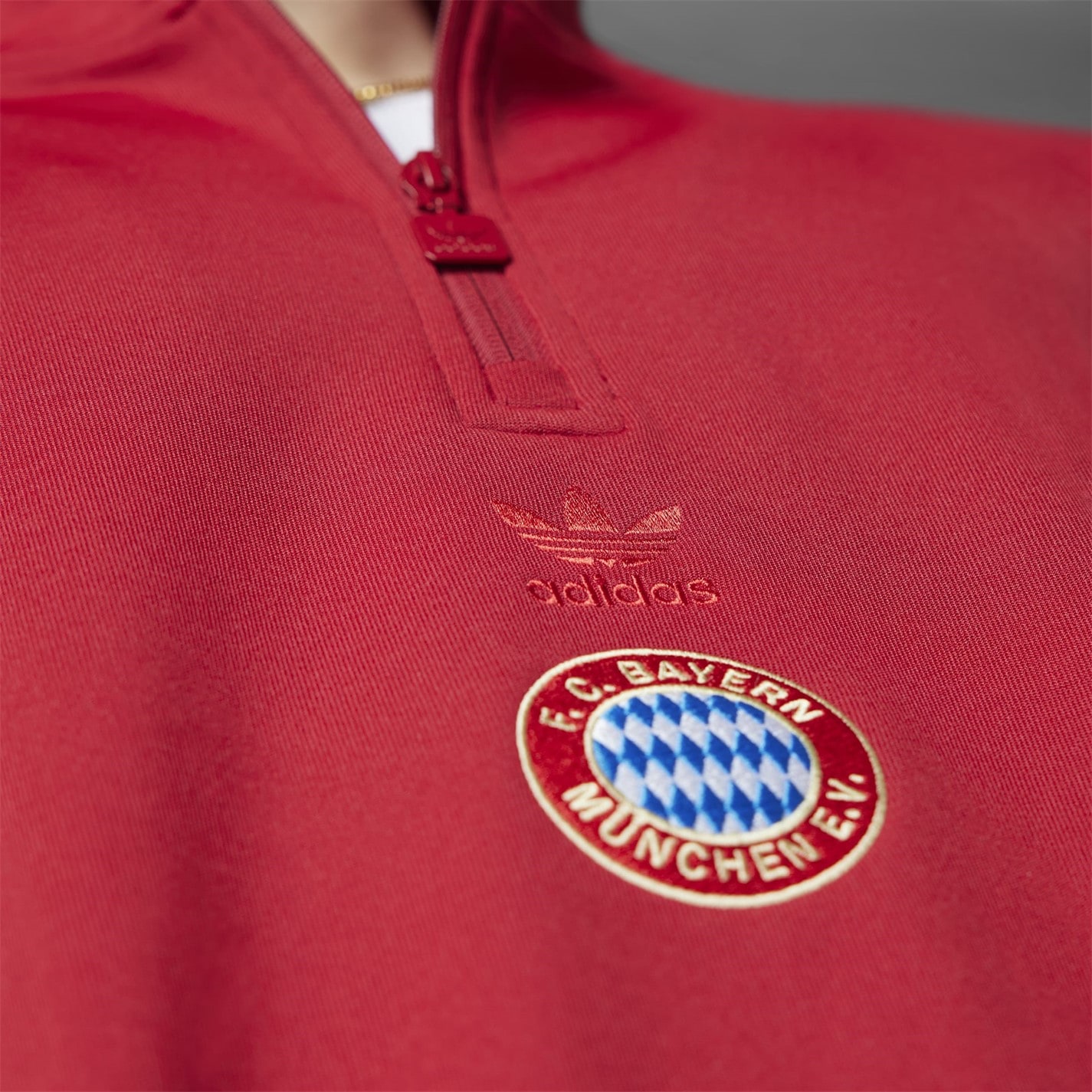 Bluza trening adidas Bayern Munich Originals Half-zip adulti