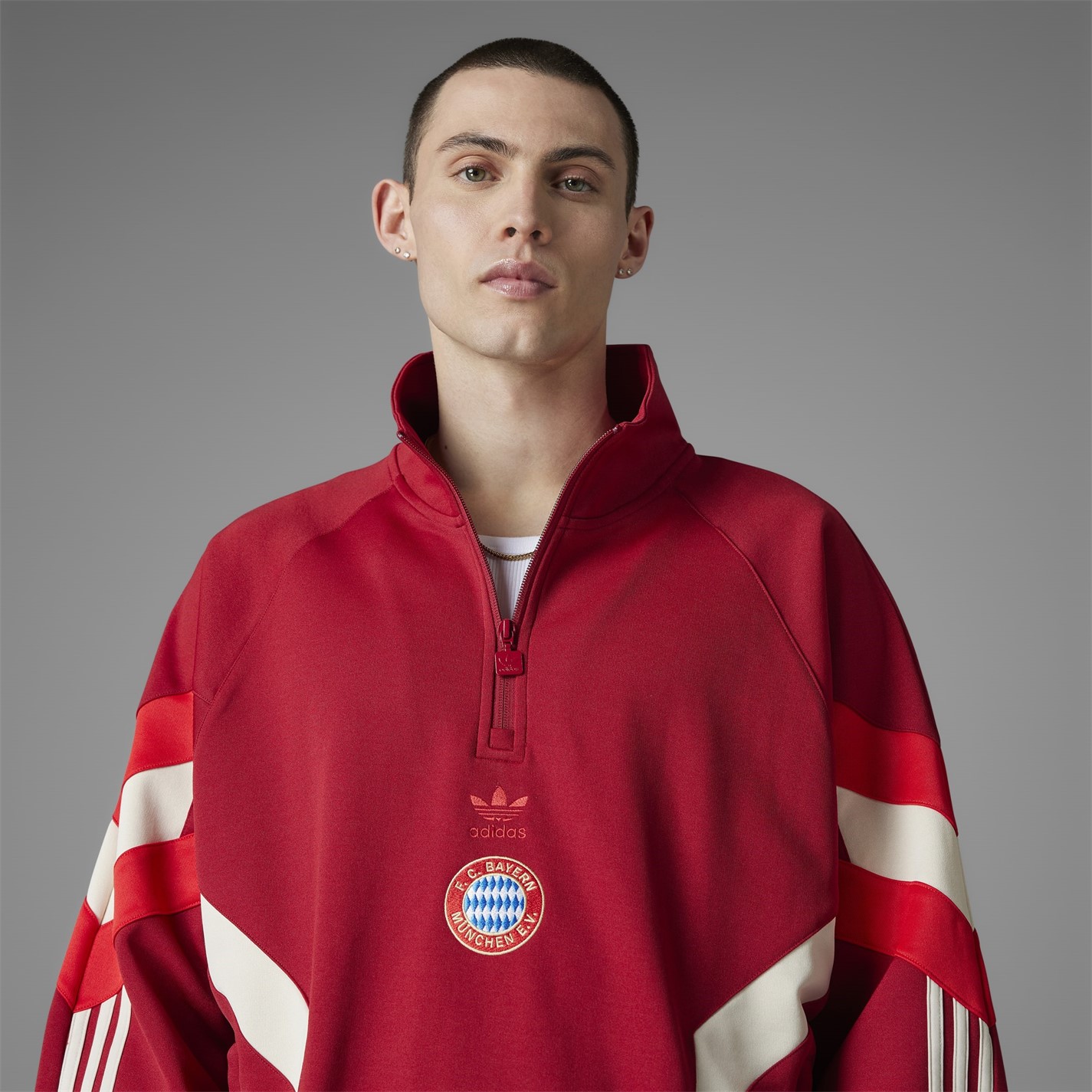 Bluza trening adidas Bayern Munich Originals Half-zip adulti