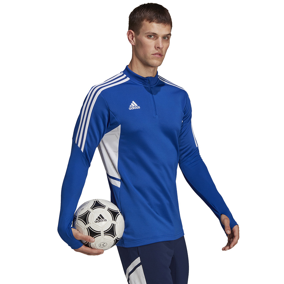 Bluza trening adidas Condivo 22 Training 1/2 zip men's , blue and white HA6271