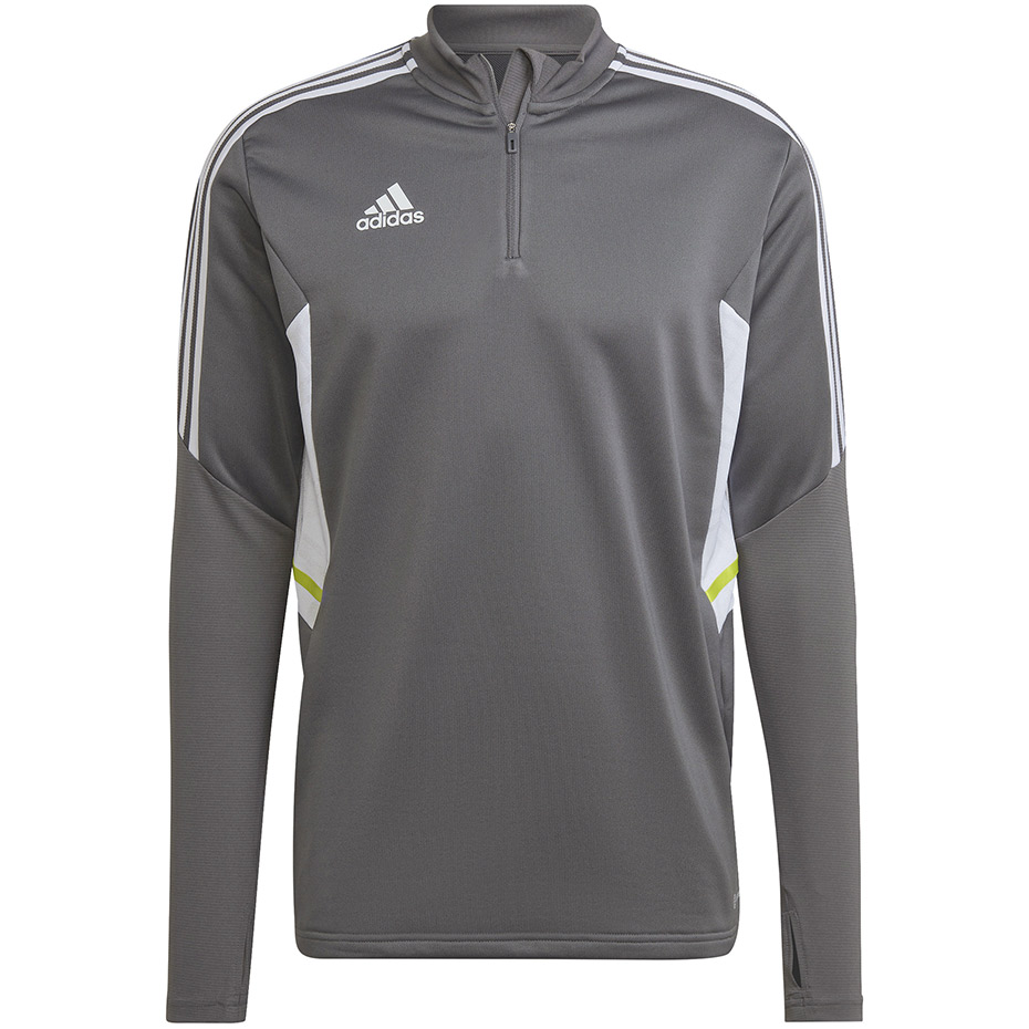 Bluza trening Men's adidas Condivo 22 Training 1/2 zip gray and white HD2312