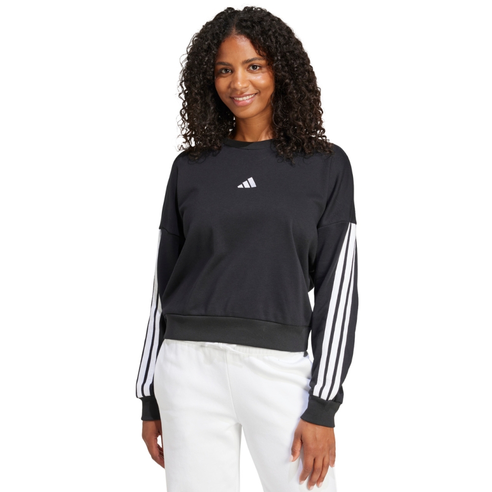 Bluza trening 's adidas Essentials 3-Stripes French Terry black JE0016 dama