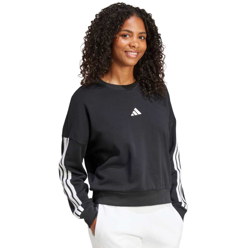 Bluza trening 's adidas Essentials 3-Stripes French Terry black JE0016 dama