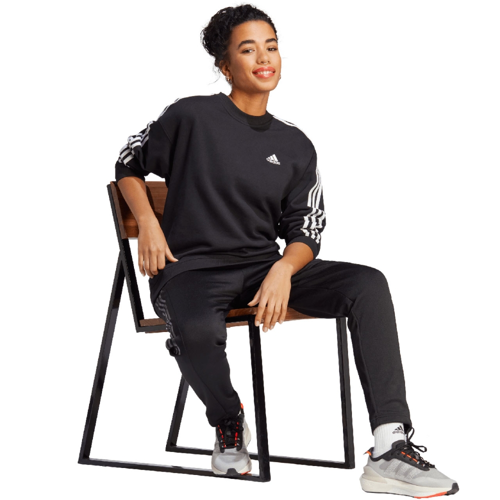 Bluza trening 's adidas Essentials 3-Stripes black IC8766 dama