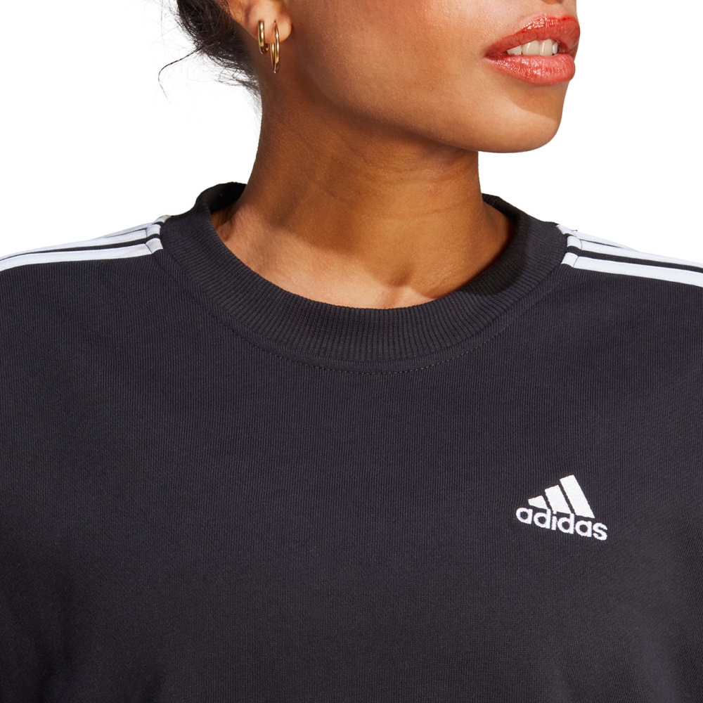 Bluza trening 's adidas Essentials 3-Stripes black IC8766 dama