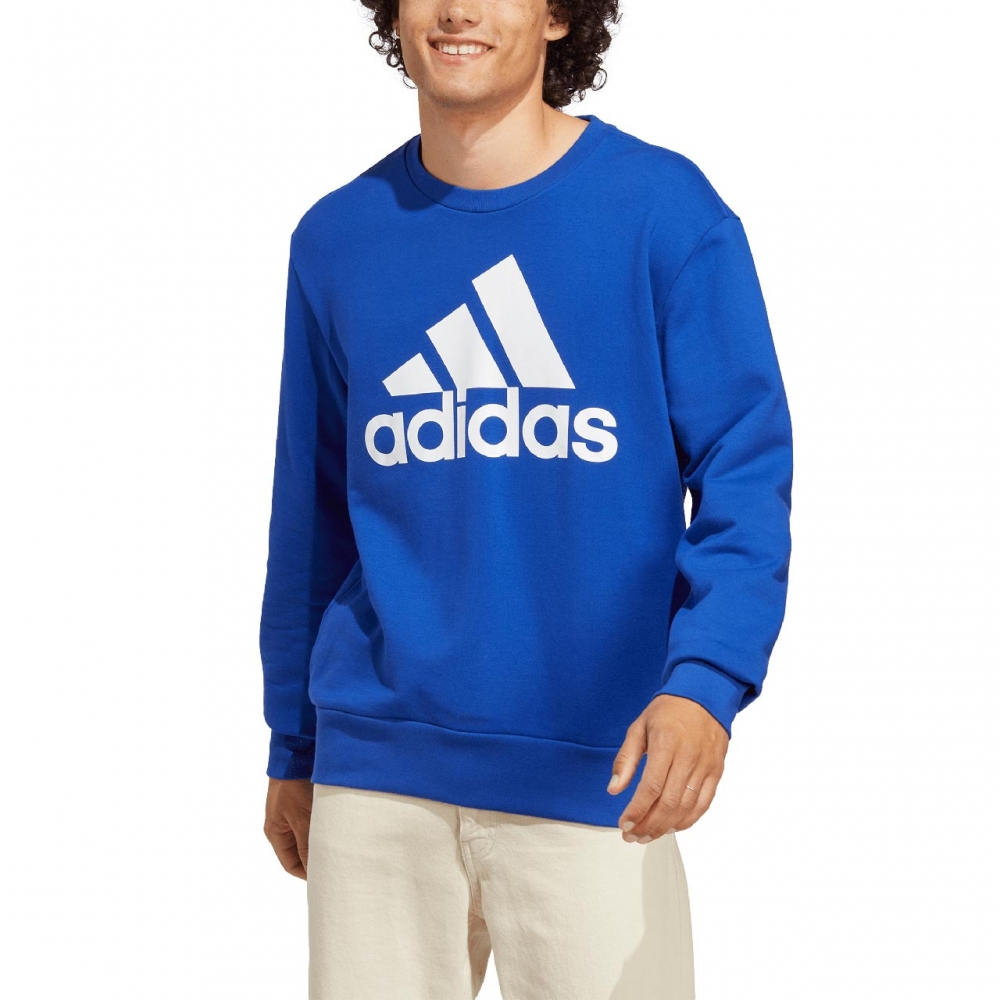 Bluza trening Men's adidas Essentials French Terry Big Logo blue IC9325