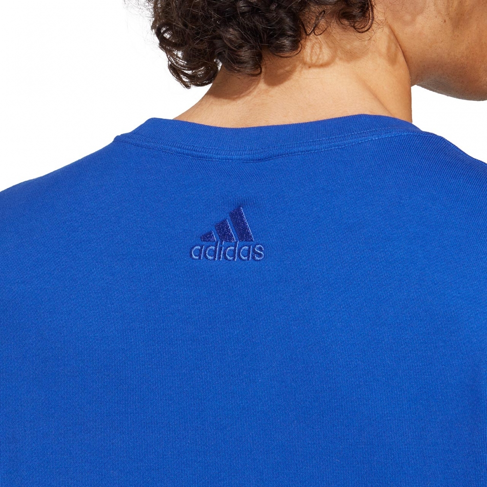 Bluza trening Men's adidas Essentials French Terry Big Logo blue IC9325