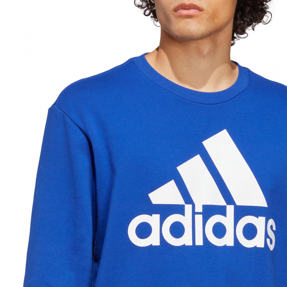 Bluza trening Men's adidas Essentials French Terry Big Logo blue IC9325