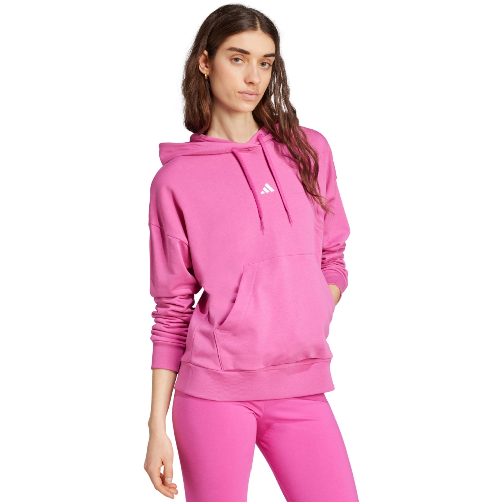 Bluza trening 's adidas Essentials Small Logo French Terry pink JD3067 dama