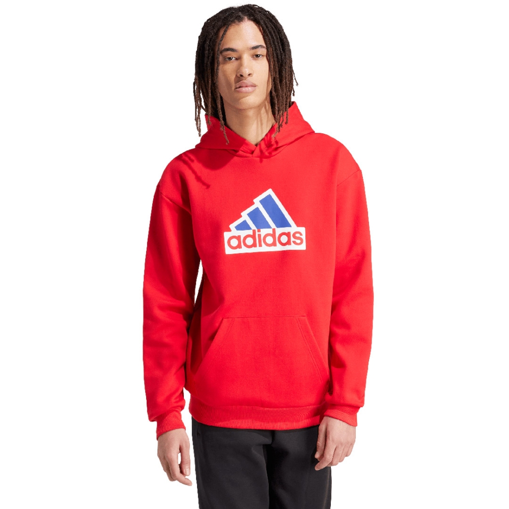 Bluza trening Adidas FI BOS HD OLY men's red IS8338