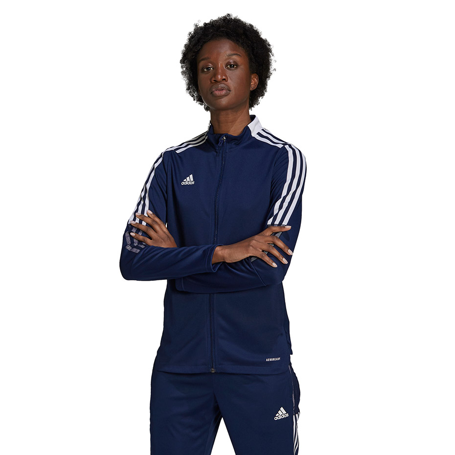 Bluza trening 's adidas Tiro 21 Track navy blue GK9663 dama