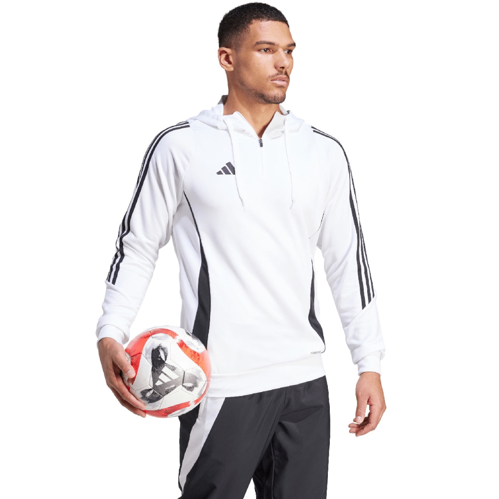 Bluza trening adidas Tiro 24 Training Hooded men's white IR9399