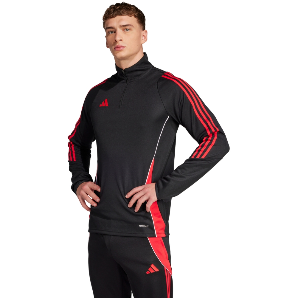 Bluza trening Men's adidas Tiro 24 Training Top black-red JN4565