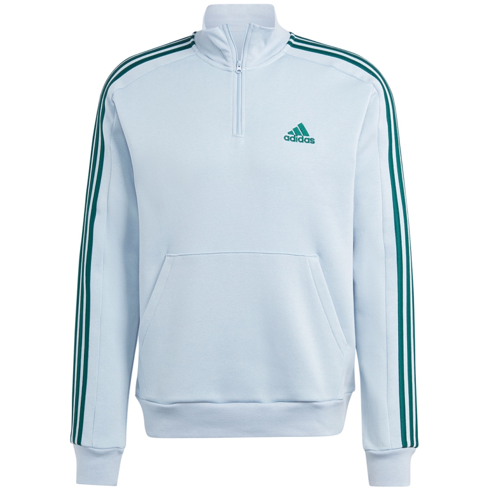 Bluza trening Bluza adidas Essentials 3-Stripes 1/4-Zip men's blue IJ8909