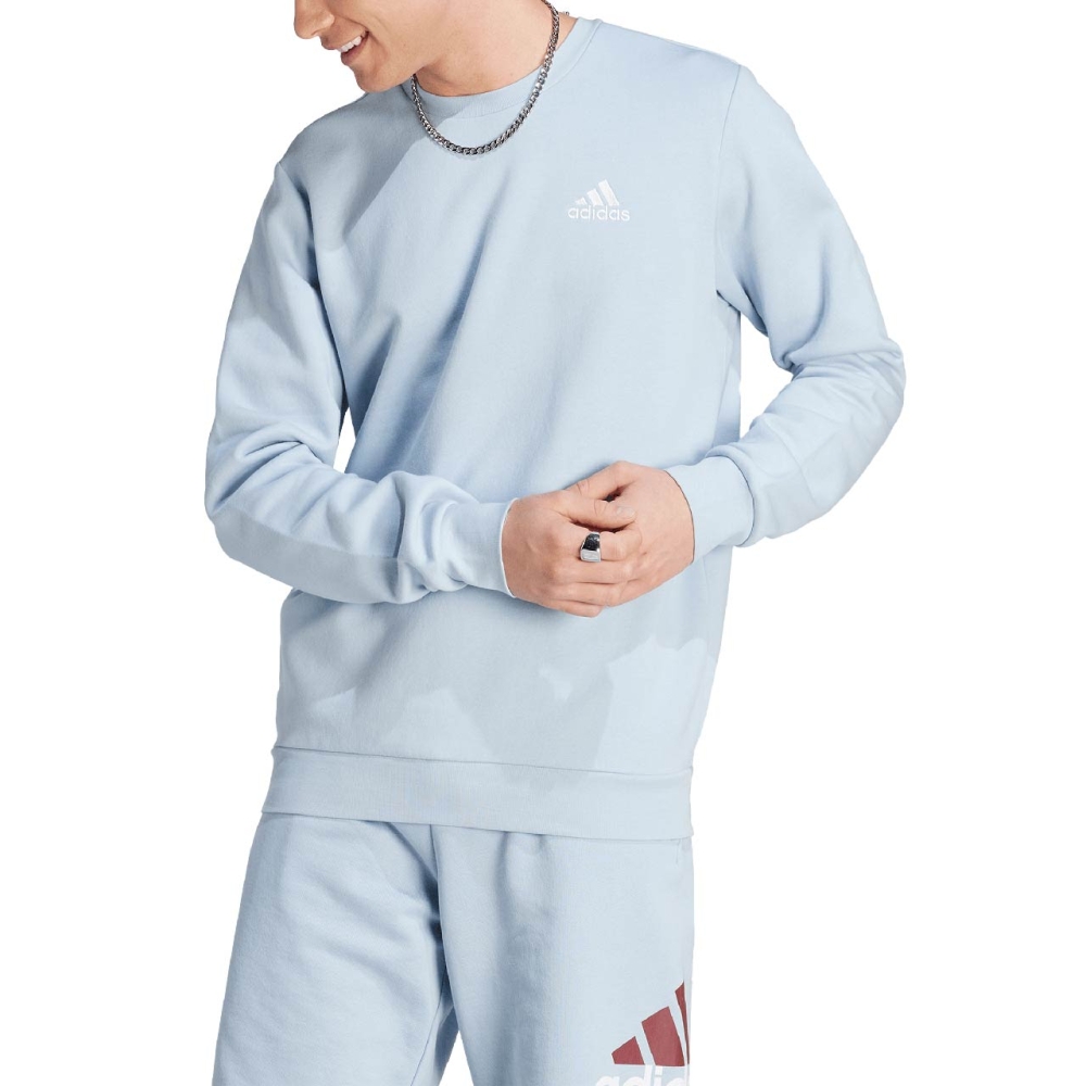 Bluza trening Bluza men's adidas Essentials light blue IJ8891