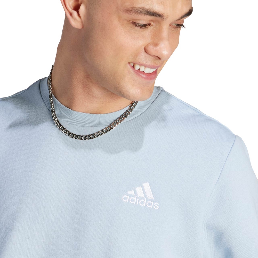 Bluza trening Bluza men's adidas Essentials light blue IJ8891