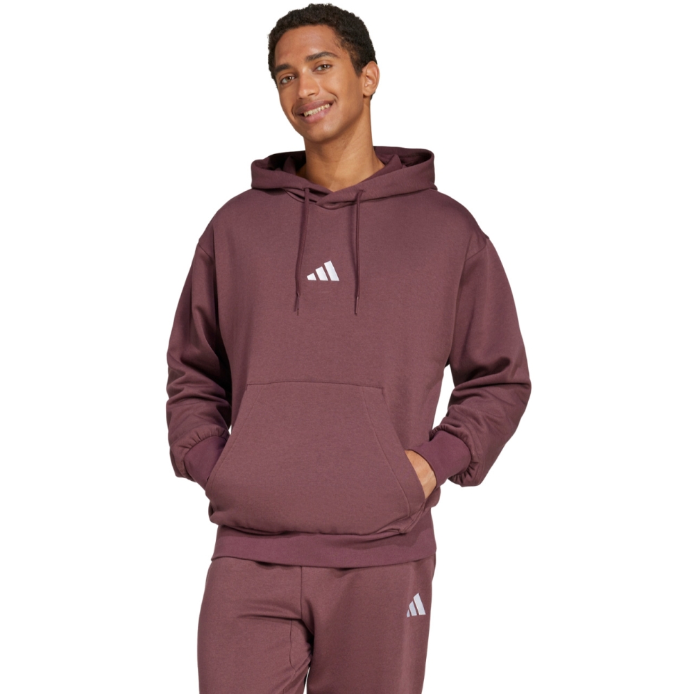 Bluza trening Bluza Men's adidas Essentials Feelcozy brown IN6070