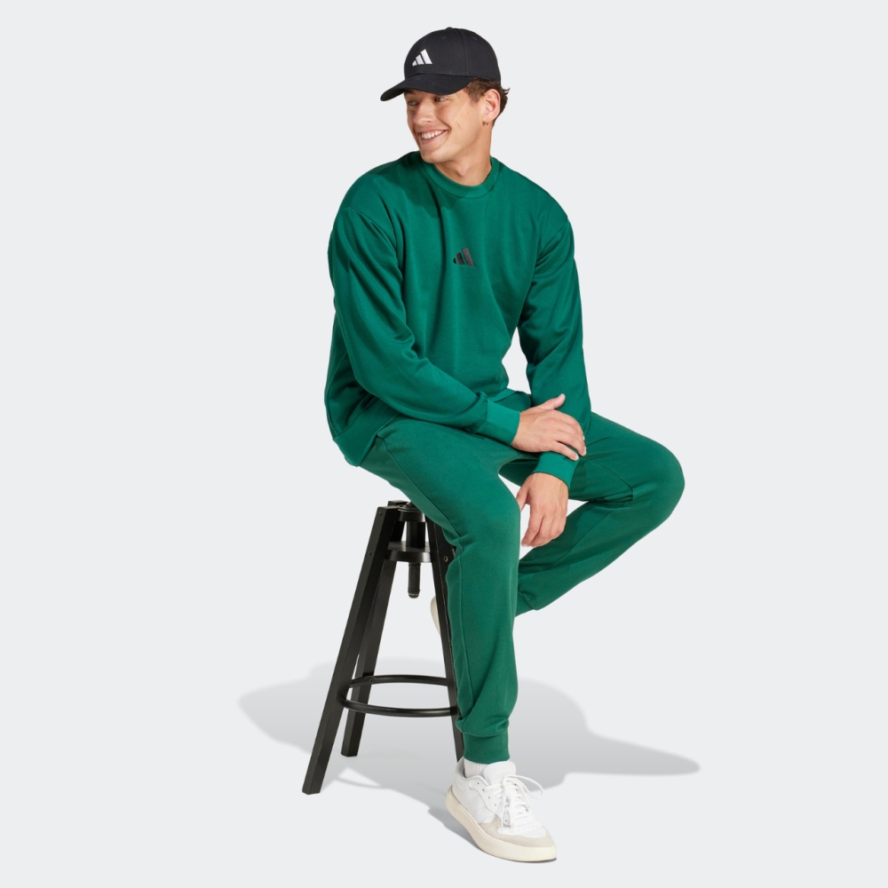 Bluza trening Bluza Men's adidas Essentials Feelcozy green JE3788