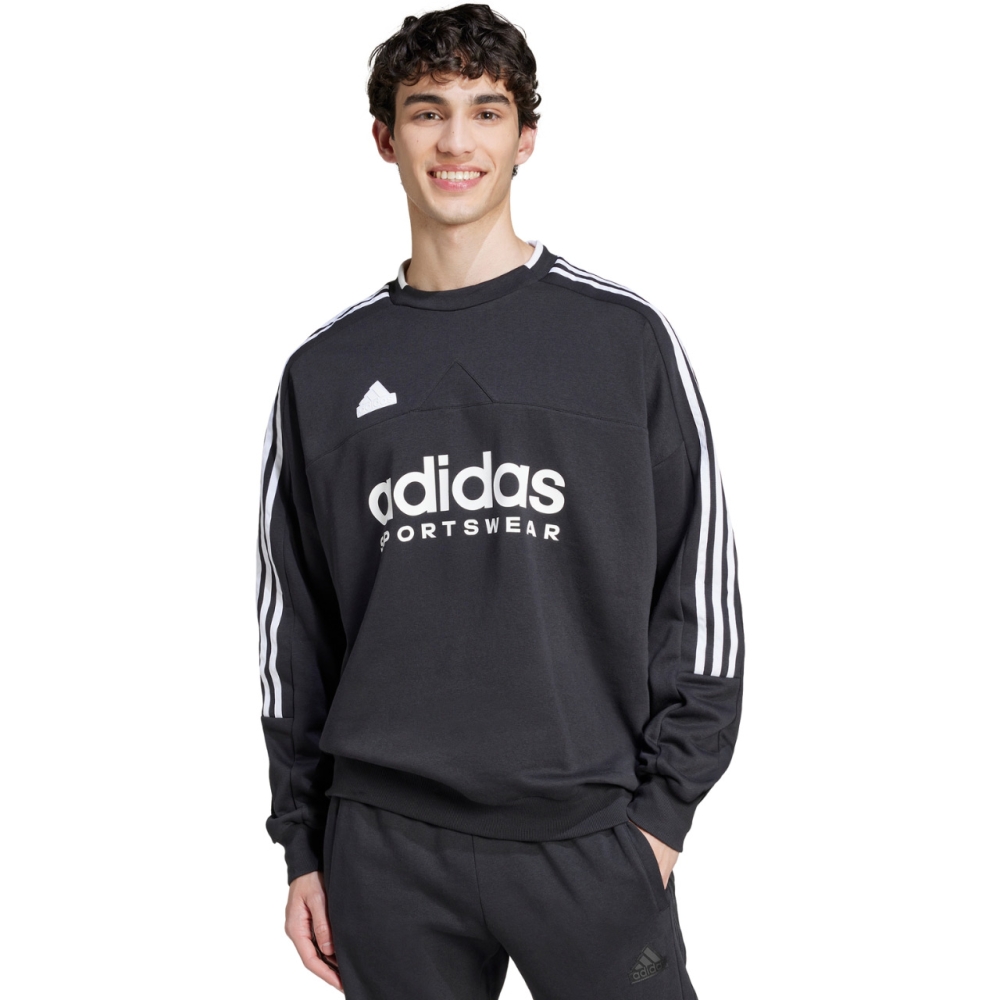 Bluza trening Bluza adidas House of Tiro men's black-white IW0172