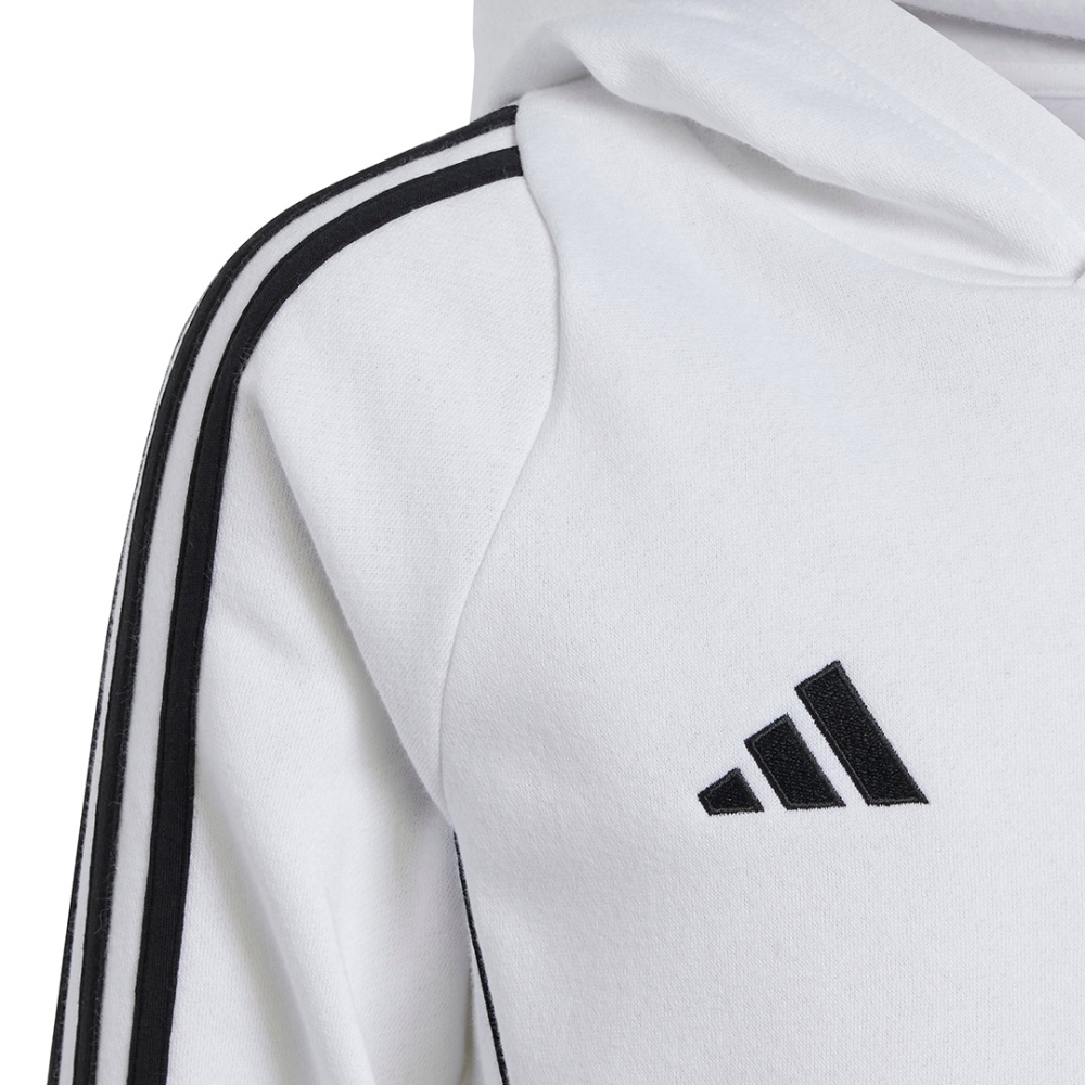 Bluza trening 's adidas Tiro 24 Hooded Sweat white IR7506 copil