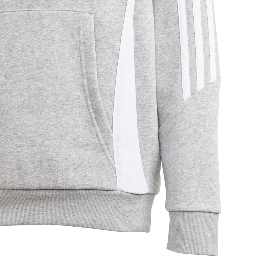 Bluza trening Adidas Tiro 24 Hooded Sweat 's gray IR7505 copil