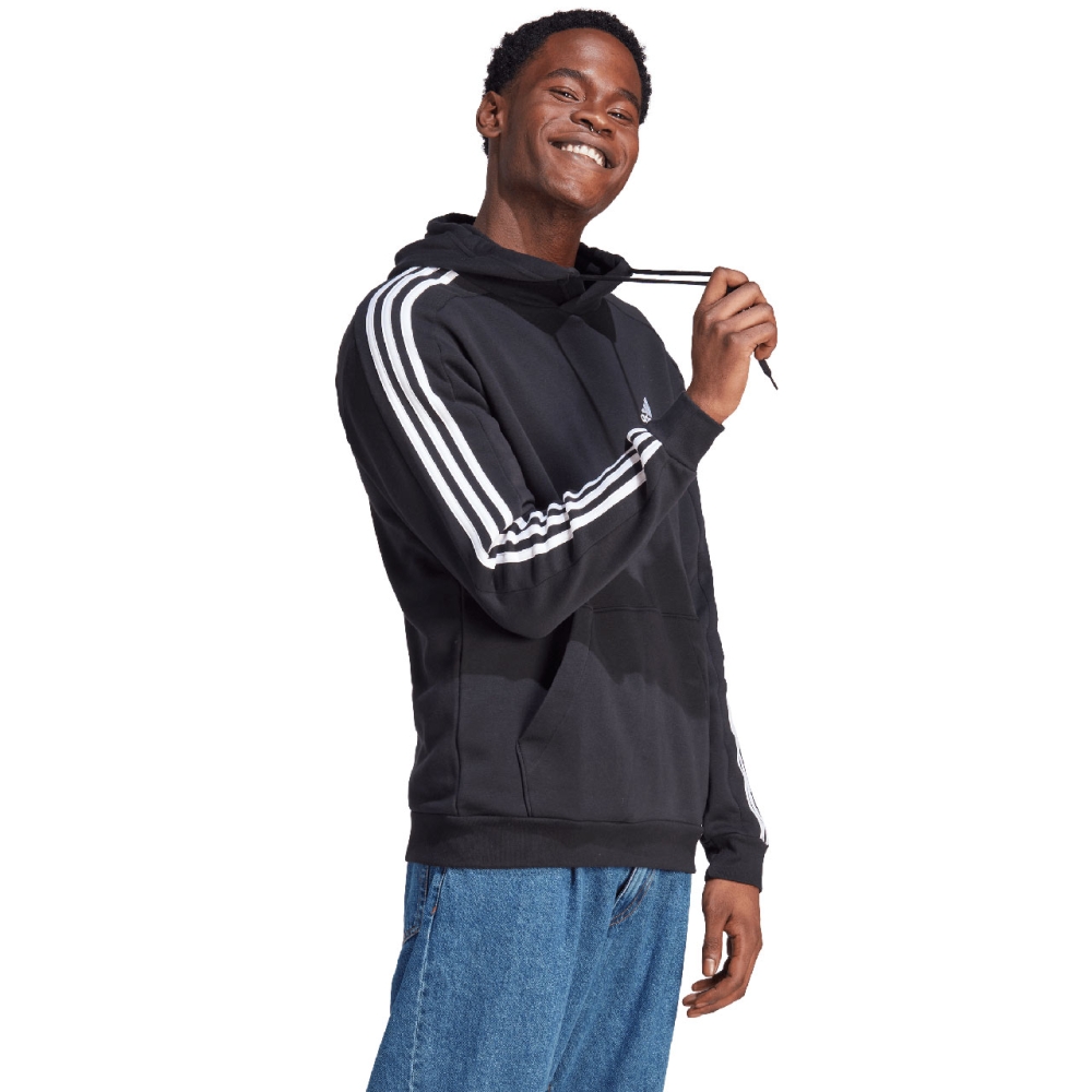 Bluza trening Bluza Hanorac adidas Essentials 3-Stripes men's black IB4028