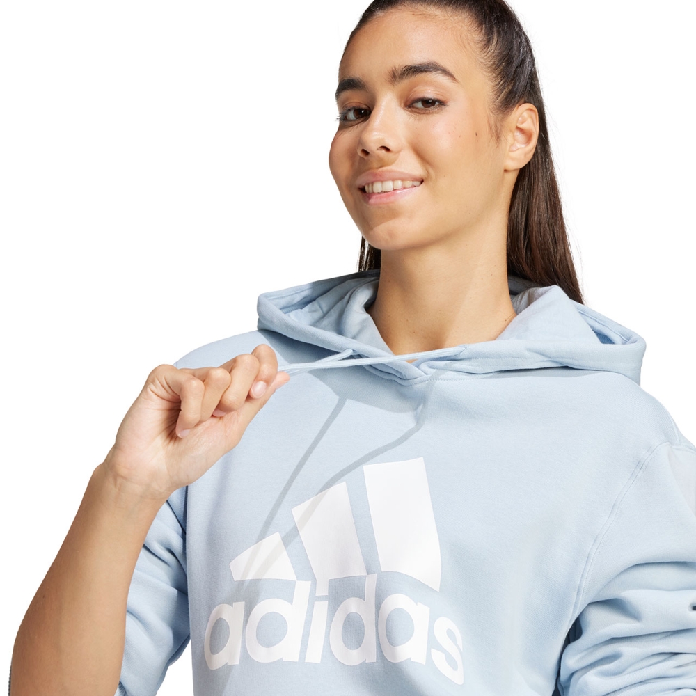 Bluza trening Bluza Hanorac 's adidas Essentials Big Logo Regular blue IR9329 dama