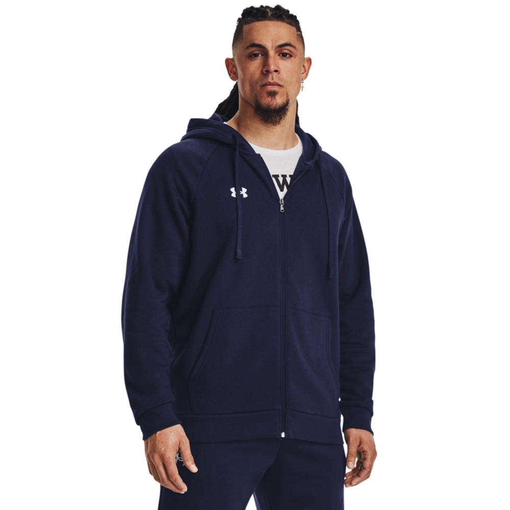 Bluza trening Bluza Hanorac Under Armor Rival FZ men's navy blue 1379767 410 Under Armour