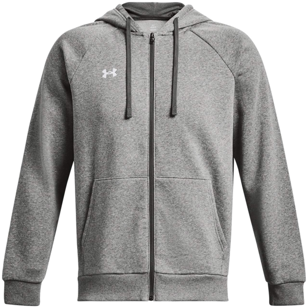 Bluza trening Bluza Hanorac Men's Under Armor Rival FZ gray 1379767 025 Under Armour