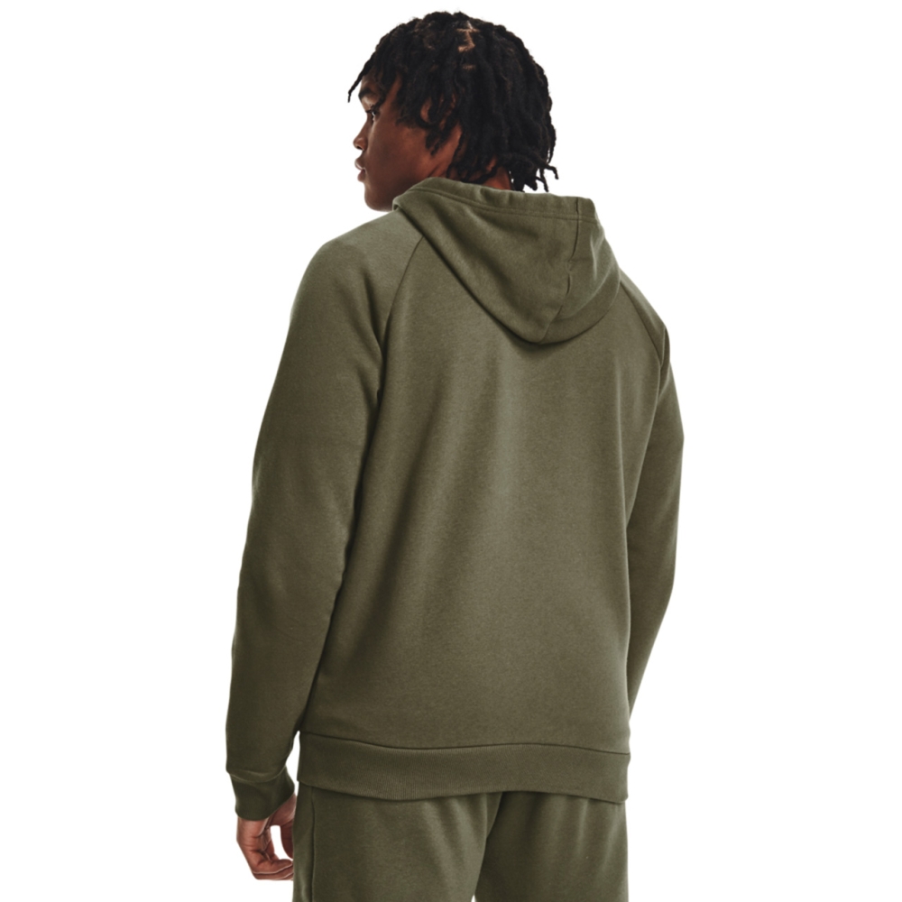 Bluza trening Bluza Hanorac Under Armor Rival FZ men's khaki 1379767 390 Under Armour