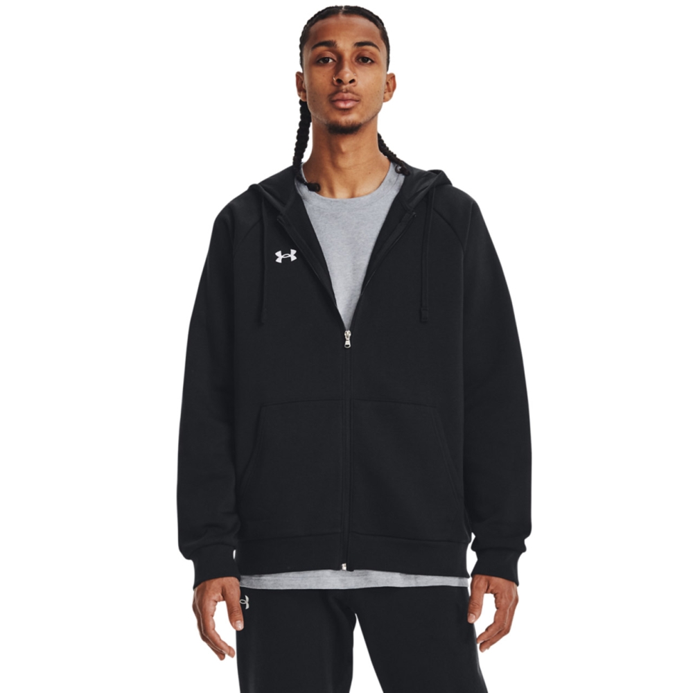 Bluza trening Bluza Hanorac Men 's Under Armor Rival FZ black 1379767 001 Under Armour