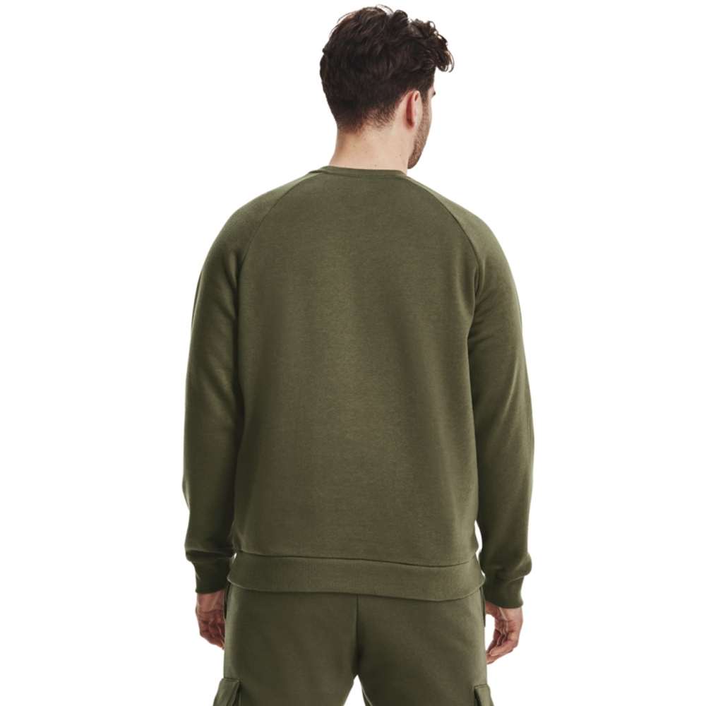 Bluza trening Bluza Men's
 Under Armor Rival Crew khaki 1379755 390 Under Armour