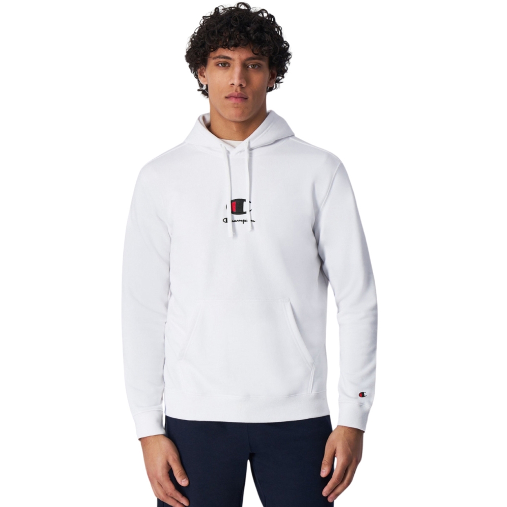 Bluza trening Champion Hooded Men's White 220268 WW001