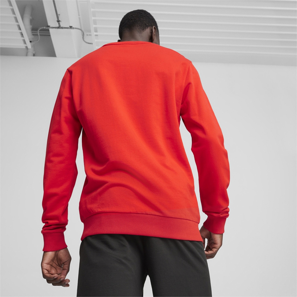 Bluza trening Men's Puma Team Goal Casuals Crew Neck Sweat red 658592 01