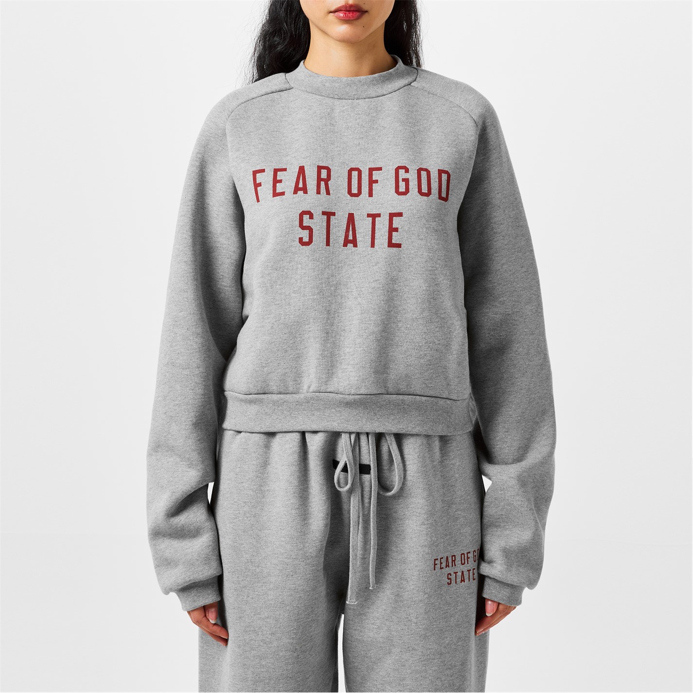 Bluza trening FEAR OF GOD ESSENTIALS Cropped