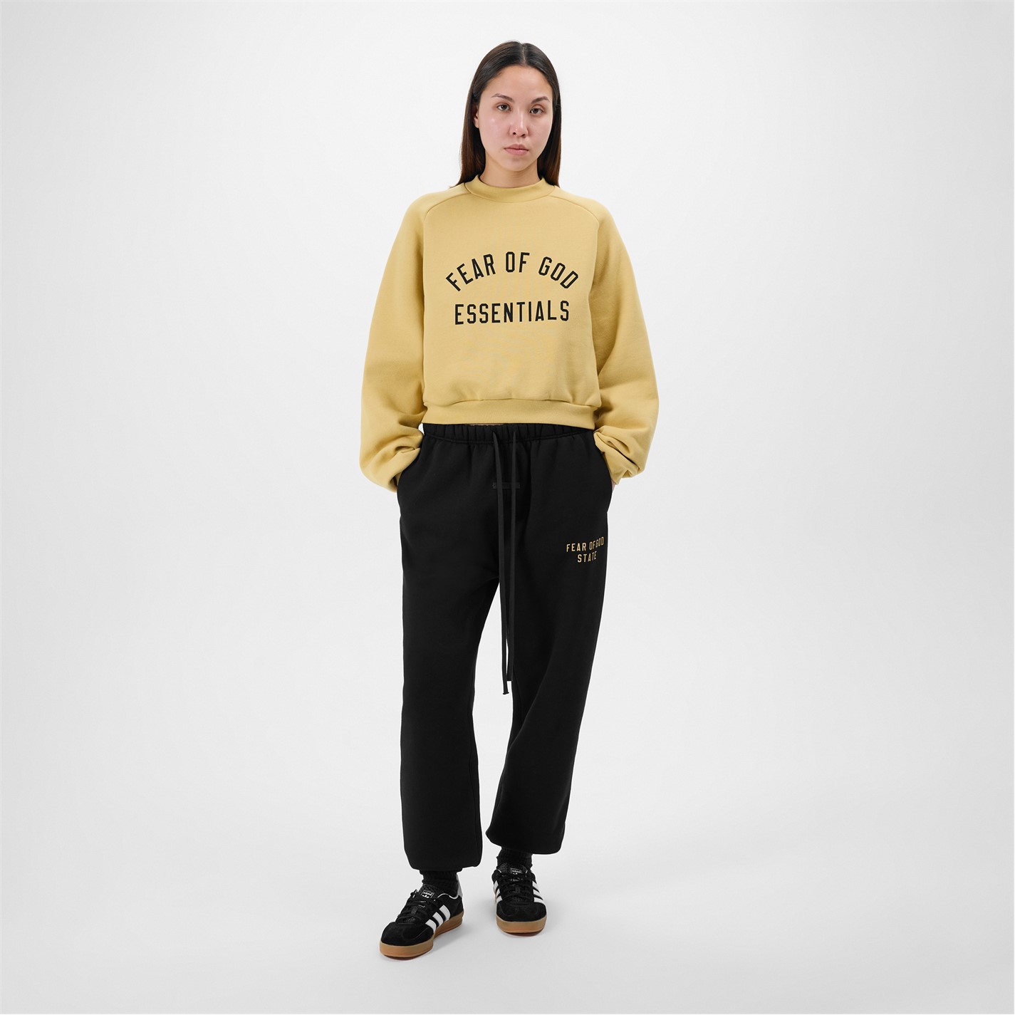 Bluza trening FEAR OF GOD ESSENTIALS Cropped