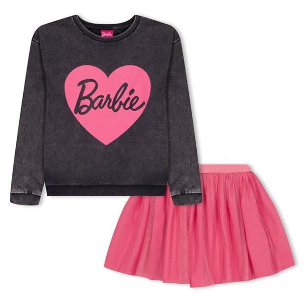 Bluza trening Fusta Character Barbie and Tulle Detail fetita