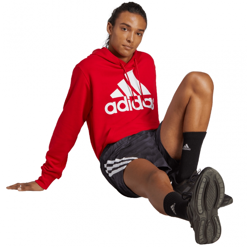 Bluza trening Hanorac Adidas Essentials French Terry Big Men's Logo red IC9365