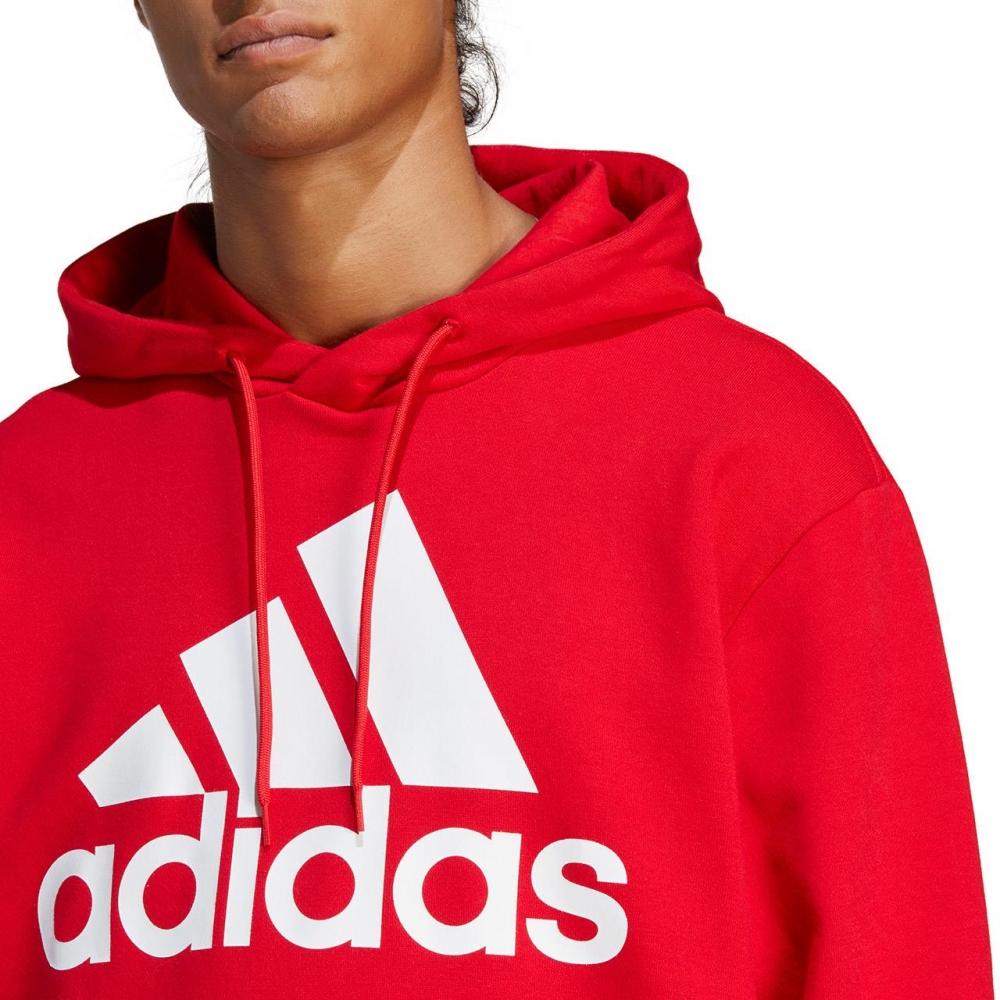 Bluza trening Hanorac Adidas Essentials French Terry Big Men's Logo red IC9365